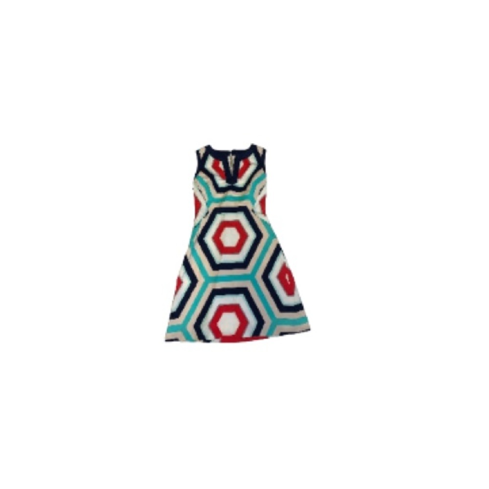Kate Spade Multicoloured Geometric Print Dress - Women’s Size 4